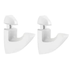 dolle eliot metal shelf bracket|DOLLE ELIOT White Adjustable Shelf Bracket (2 Pack) 0.2.